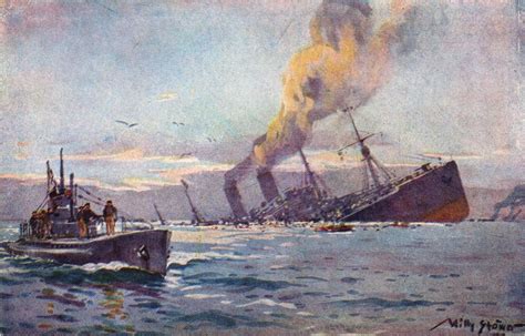 unrestricted submarine warfare ww1